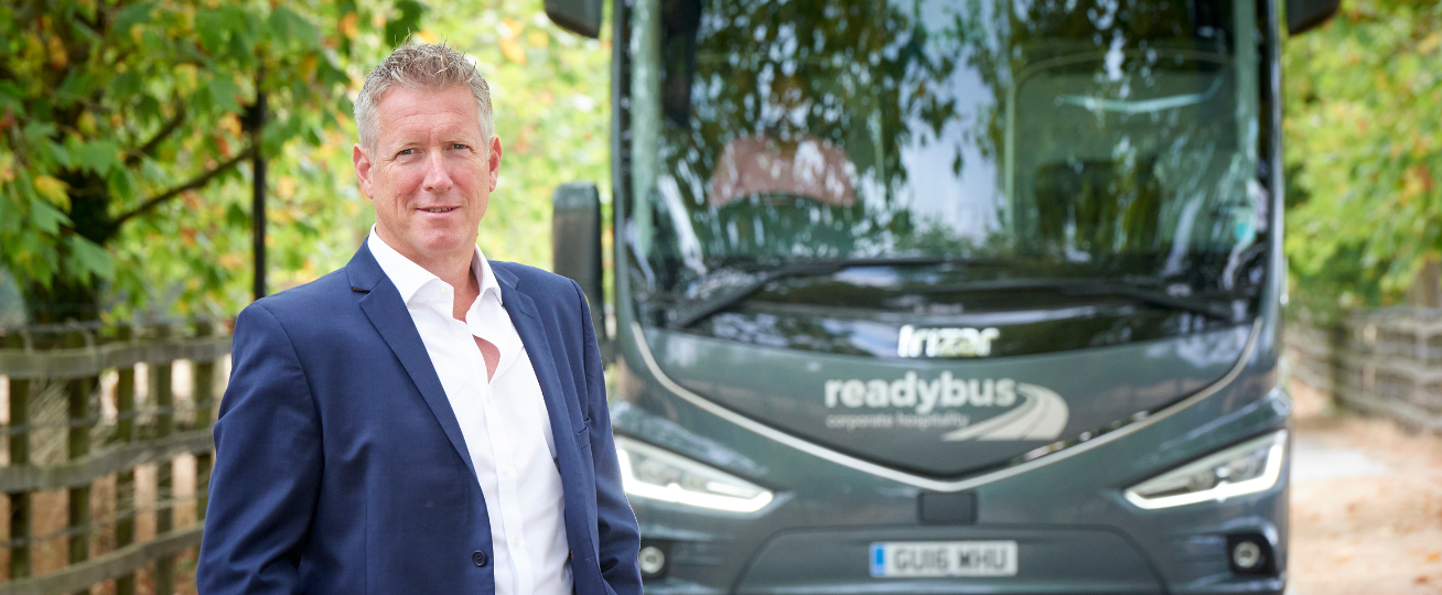 Tim Bloomfield and Readybus Coach